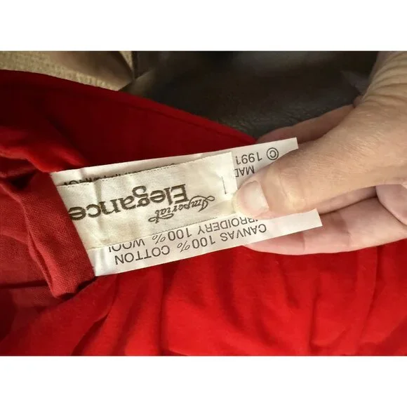 Imperial‎ elegance Wool Nutcracker Needlepoint Christmas Stocking Cross Stitch - Picture 4 of 7